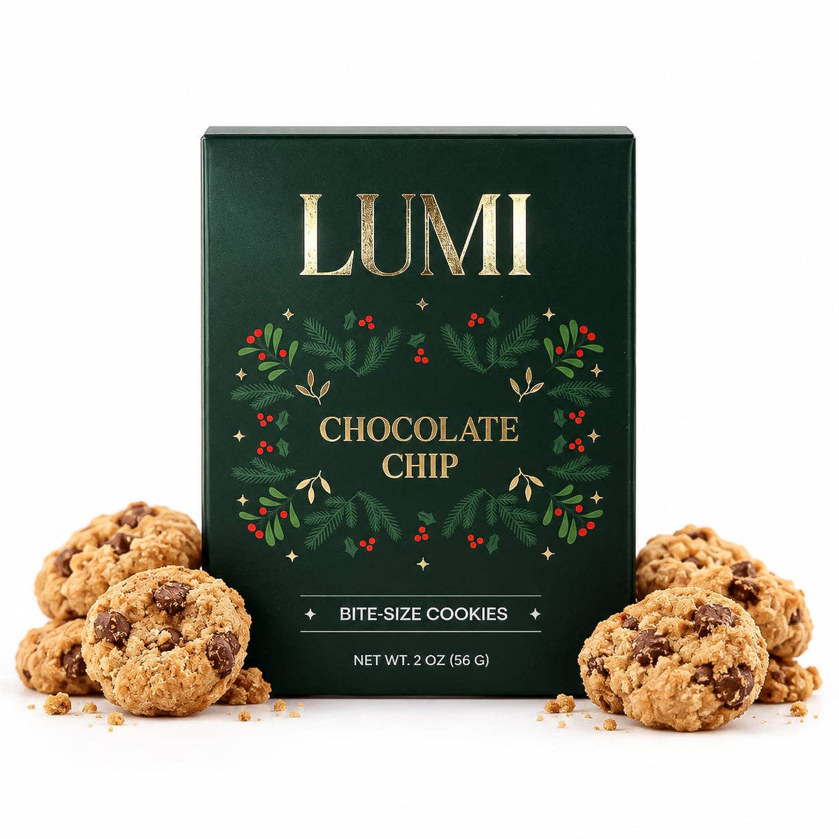 Holiday Chocolate Chip Cookies – 2 oz
