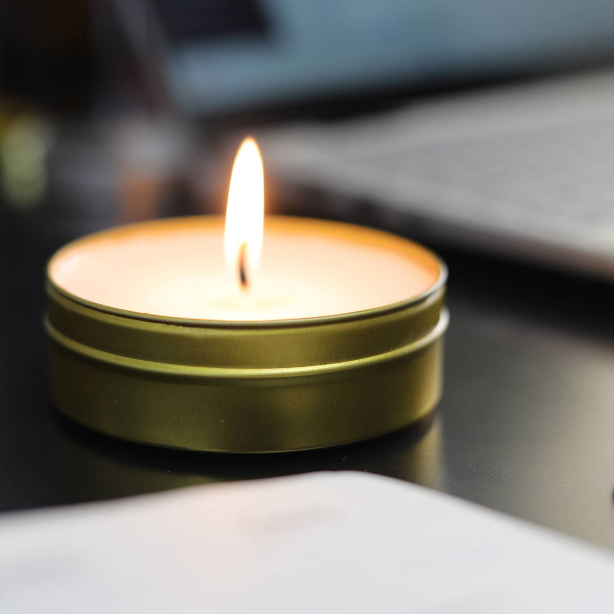 Happy Holidays Candle