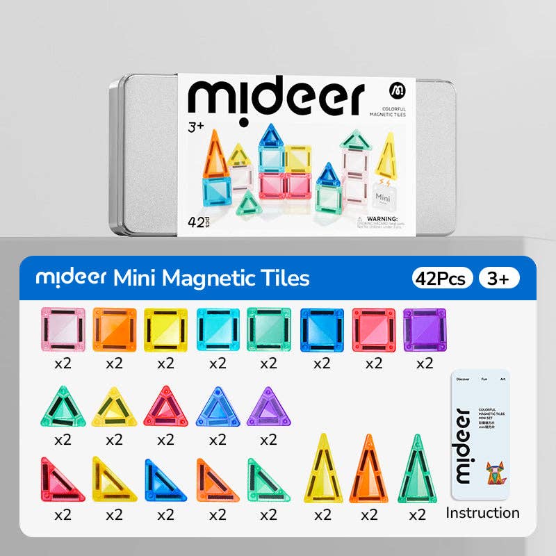 Colorful Magnetic Mini Tiles