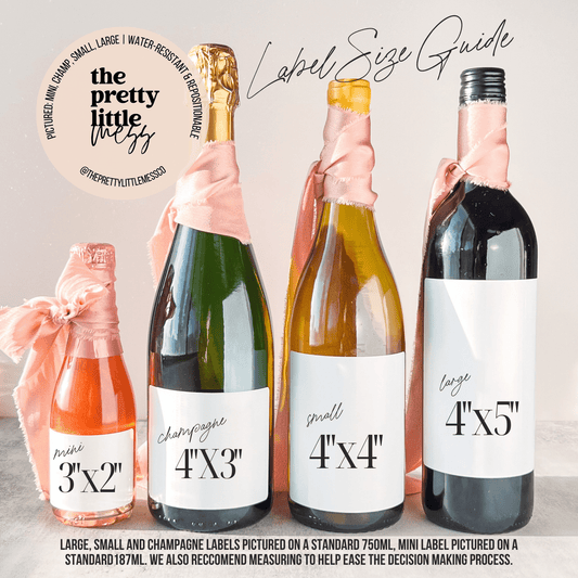 Anniversary Wine Label - vibeboxshop