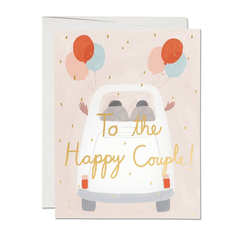 Away They Go Wedding Card - vibeboxshop
