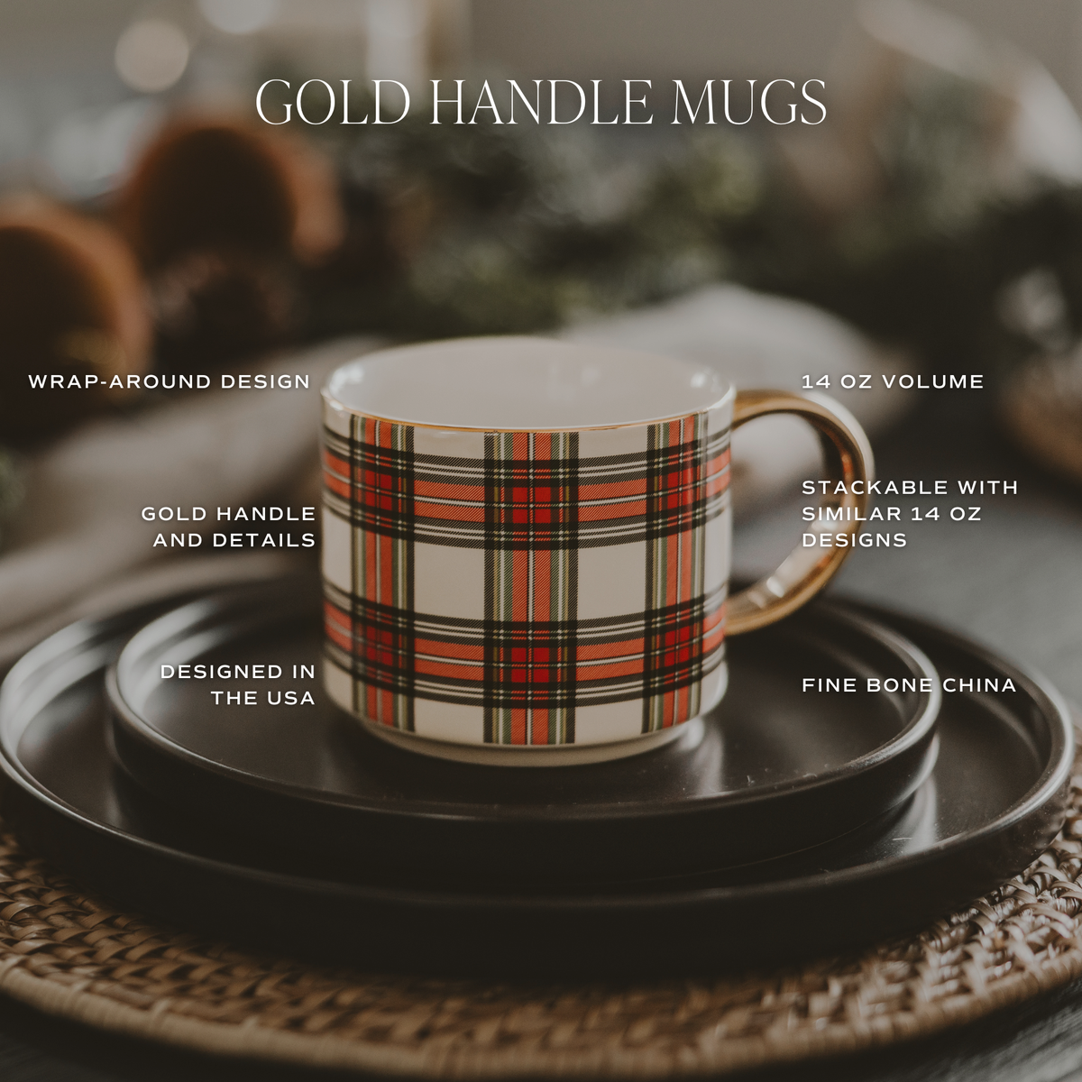 Festive Stripe Coffee Mug