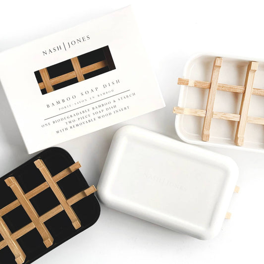 Bamboo Soap Dishes - vibeboxshop