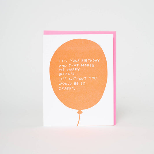 Birthday Balloon Card - vibeboxshop