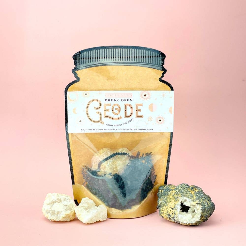 Break Open Geode Rock - vibeboxshop