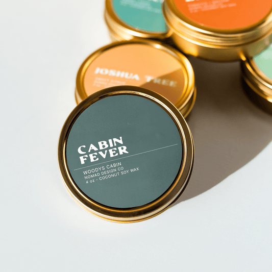 Cabin Fever Travel Tin Candle - vibeboxshop