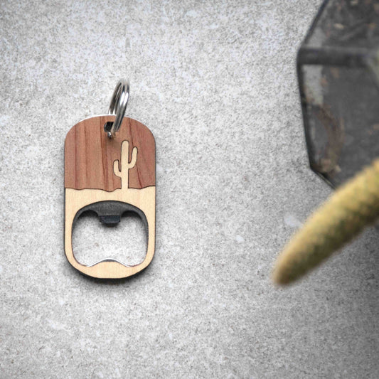 Cactus Keychain Opener - vibeboxshop