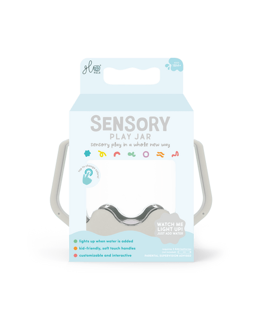 Cloud Grey Sensory Play Jar - vibeboxshop