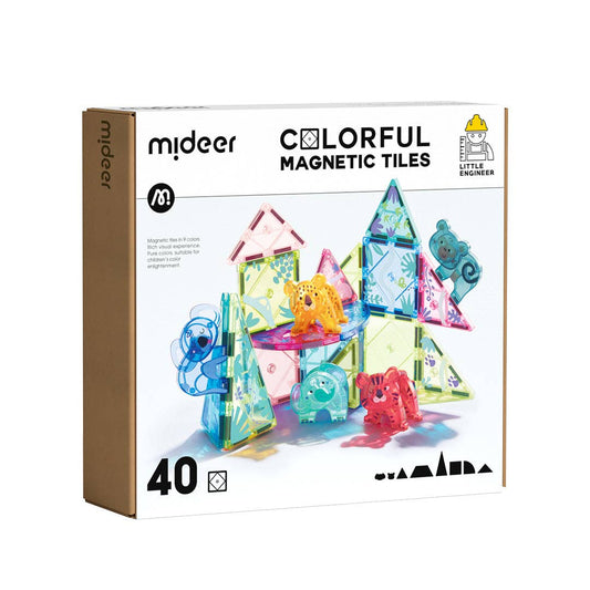 Colorful Magnetic Tiles: Wonderful Forest - vibeboxshop