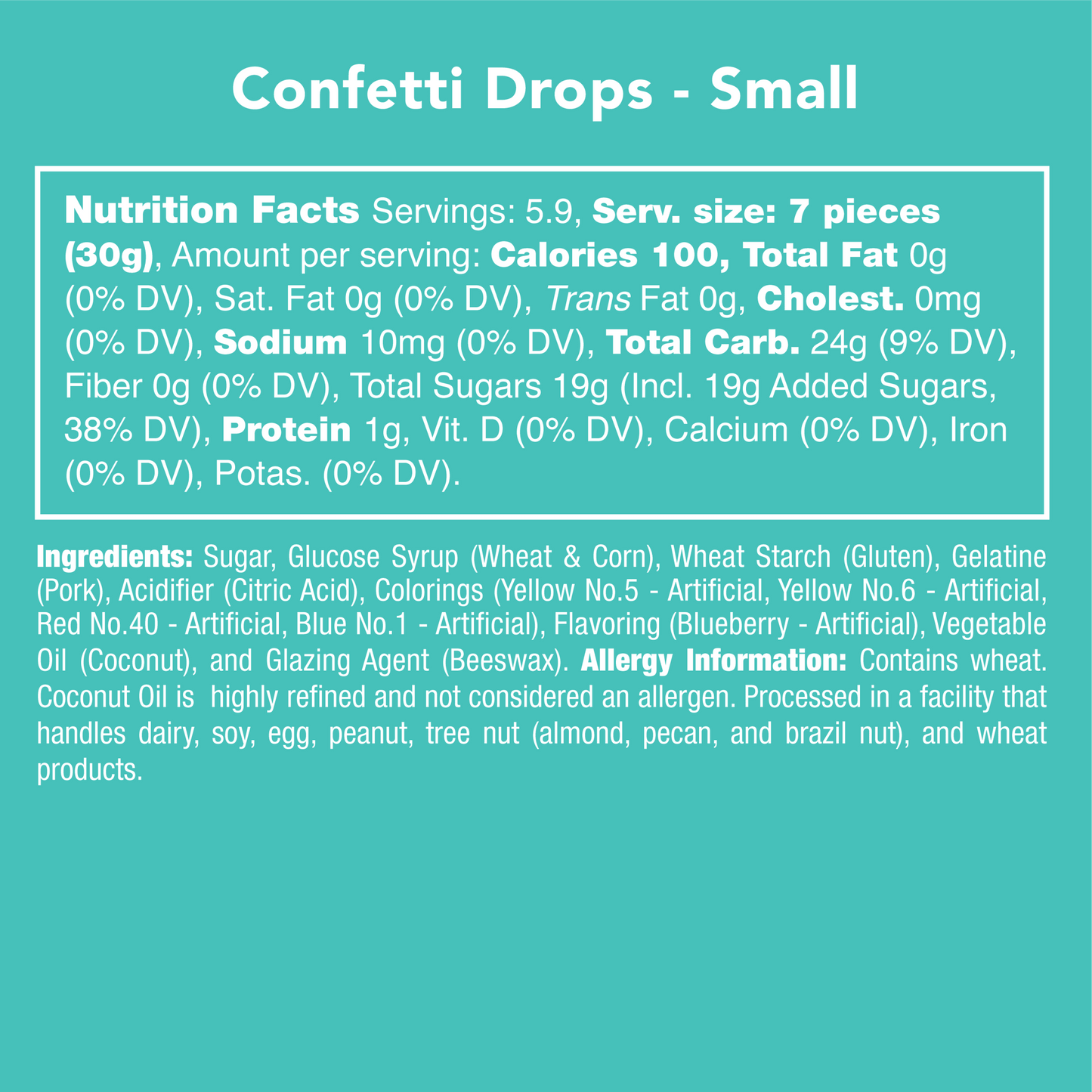 Confetti Drops Candy - vibeboxshop