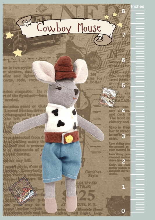 Cowboy Mouse - vibeboxshop