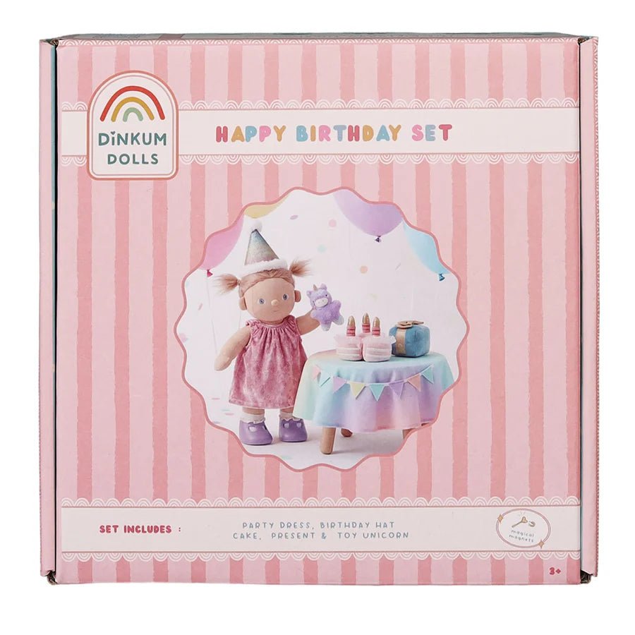 Dinkum Dolls Happy Birthday Set - vibeboxshop