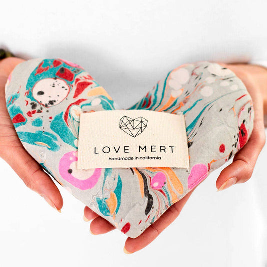 Eye Love Pillow - Rose Print - vibeboxshop