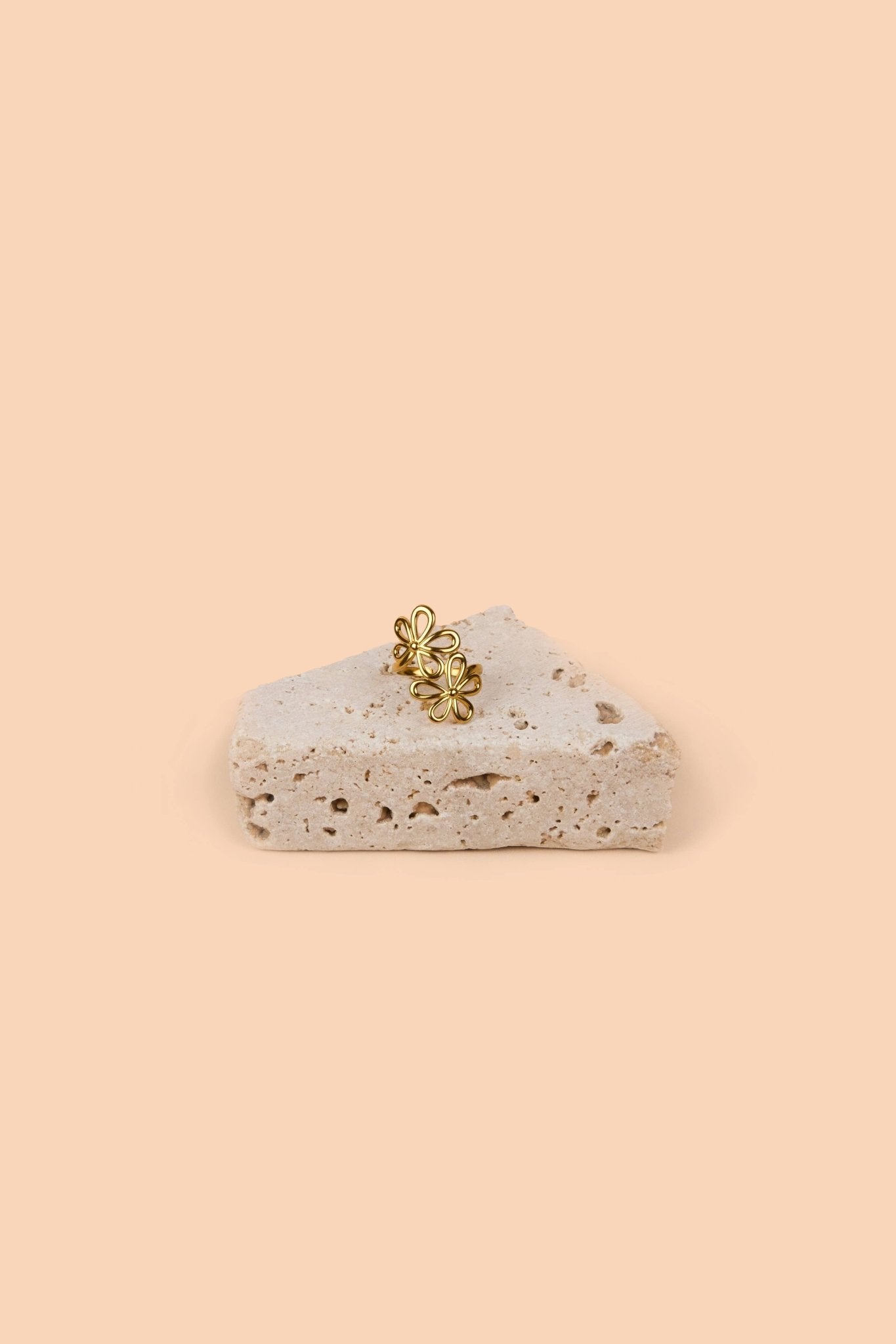 Full Bloom Ring - 18K Gold Plated - vibeboxshop