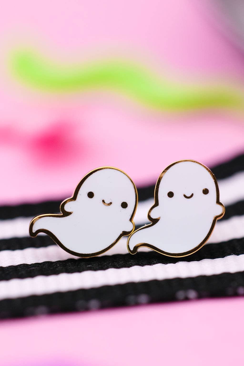 Ghost Stud Earrings - vibeboxshop