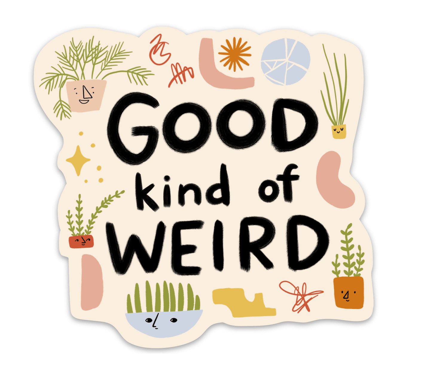Good Kind of Weird Vinyl Sticker - vibeboxshop