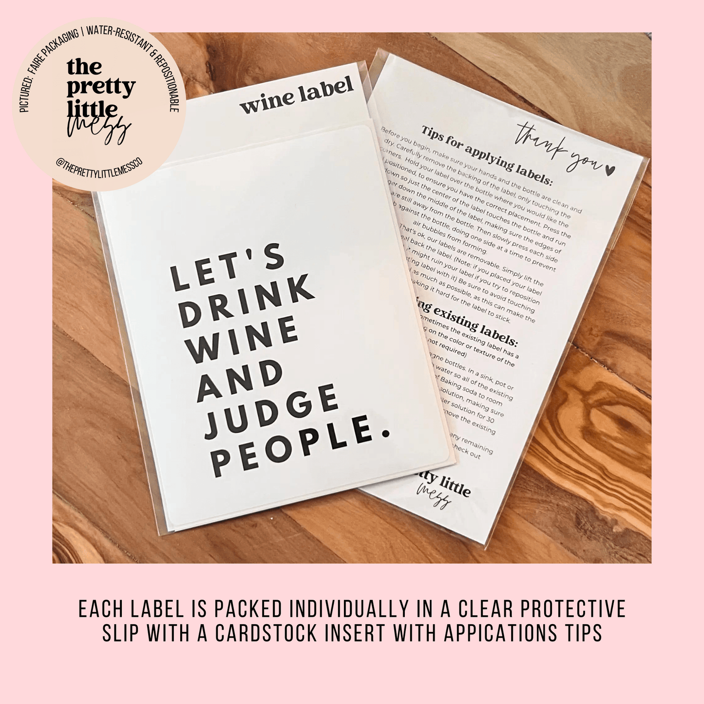 Happy Fucking Birthday Wine Label - vibeboxshop