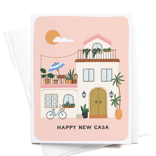 Happy New Casa Greeting Card - vibeboxshop