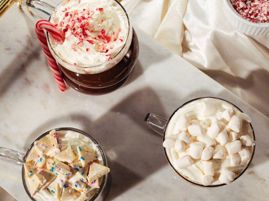 Hot Cocoa Flavour Bar Mixer Kit, | Caramel & Marshmallow Cubes - vibeboxshop