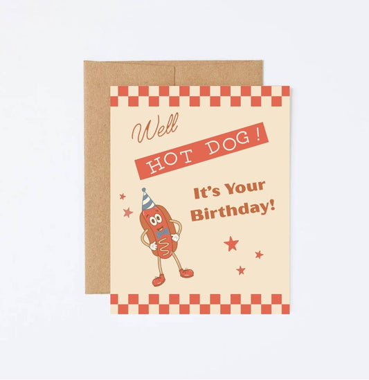 Hot Dog! It's Your Birthday! Card - vibeboxshop