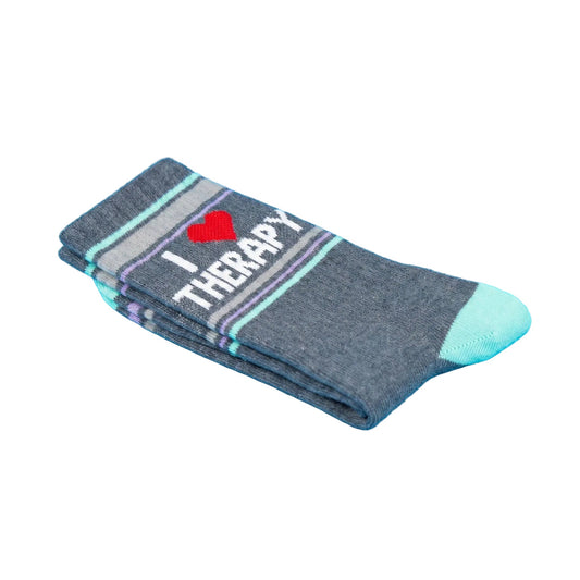 I ❤️ Therapy Gym Crew Socks - vibeboxshop