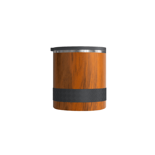 Insulated Whiskey Teakwood Tumbler - 10oz - vibeboxshop