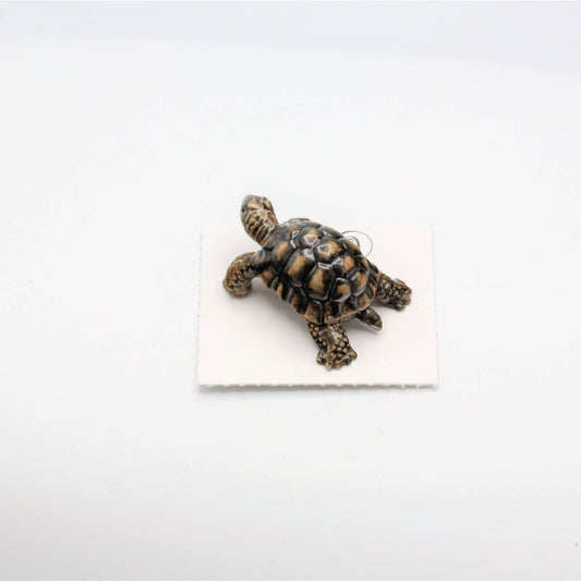 Joshua Desert Tortoise Porcelain Miniature - vibeboxshop