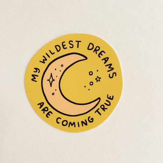 My Wildest Dreams Are Coming True Sticker - vibeboxshop