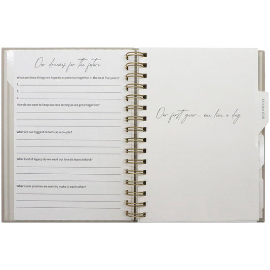 Newlywed One Line A Day Prompted Journal | Together - vibeboxshop