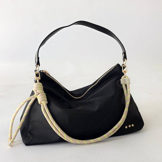 Nikki Nylon Slouchy Shoulder Bag - vibeboxshop