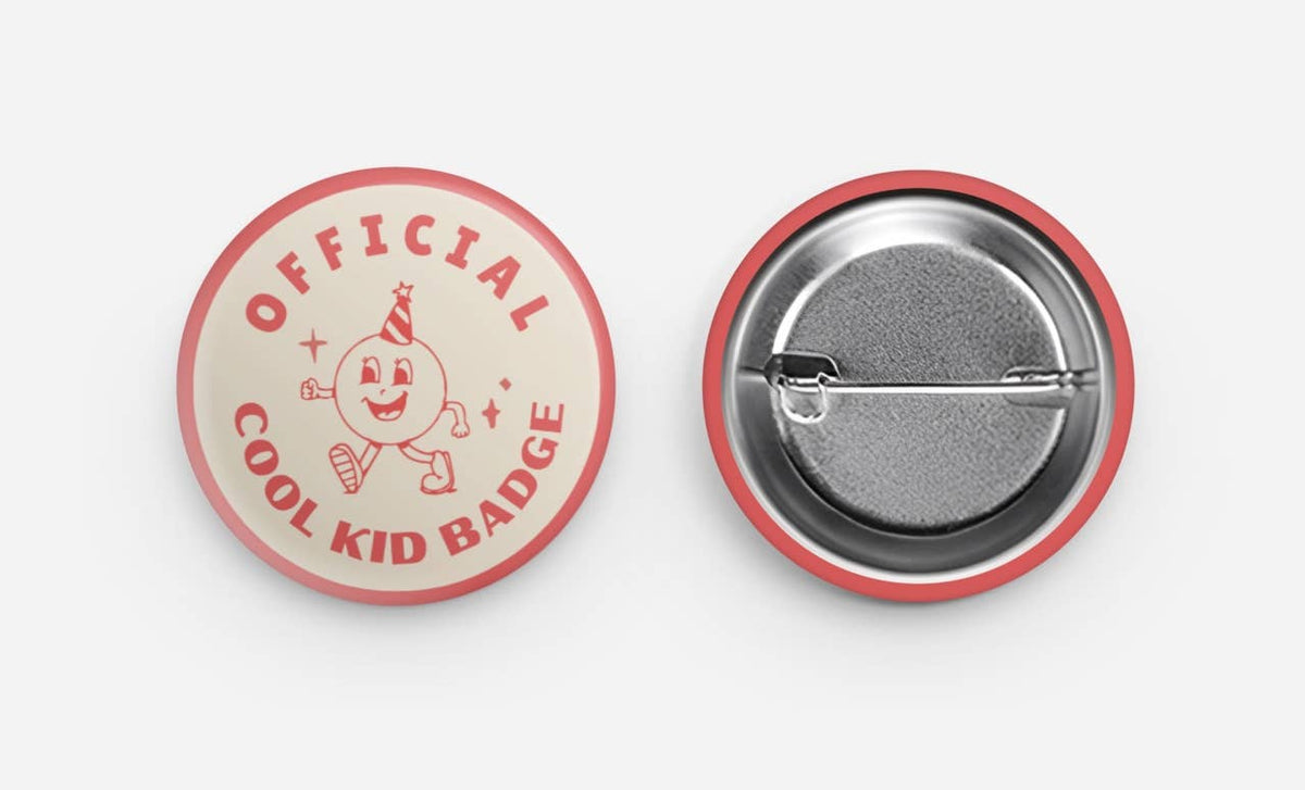 Official Cool Kid Button Pin - vibeboxshop