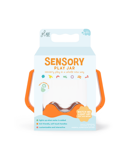 Orange Sensory Play Jar - vibeboxshop