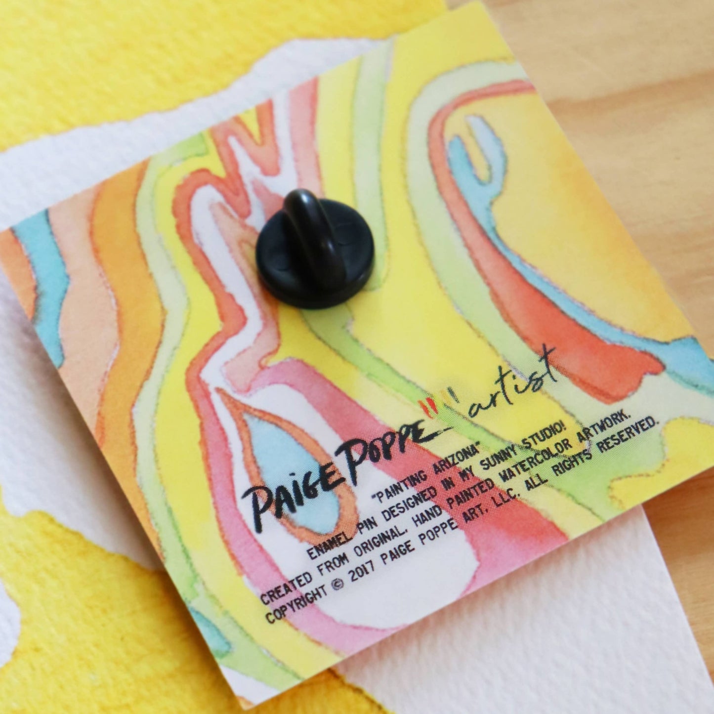 Painting Arizona Enamel Pin - vibeboxshop
