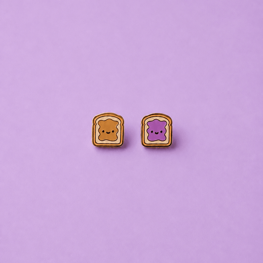 PB&J Stud Earrings - vibeboxshop