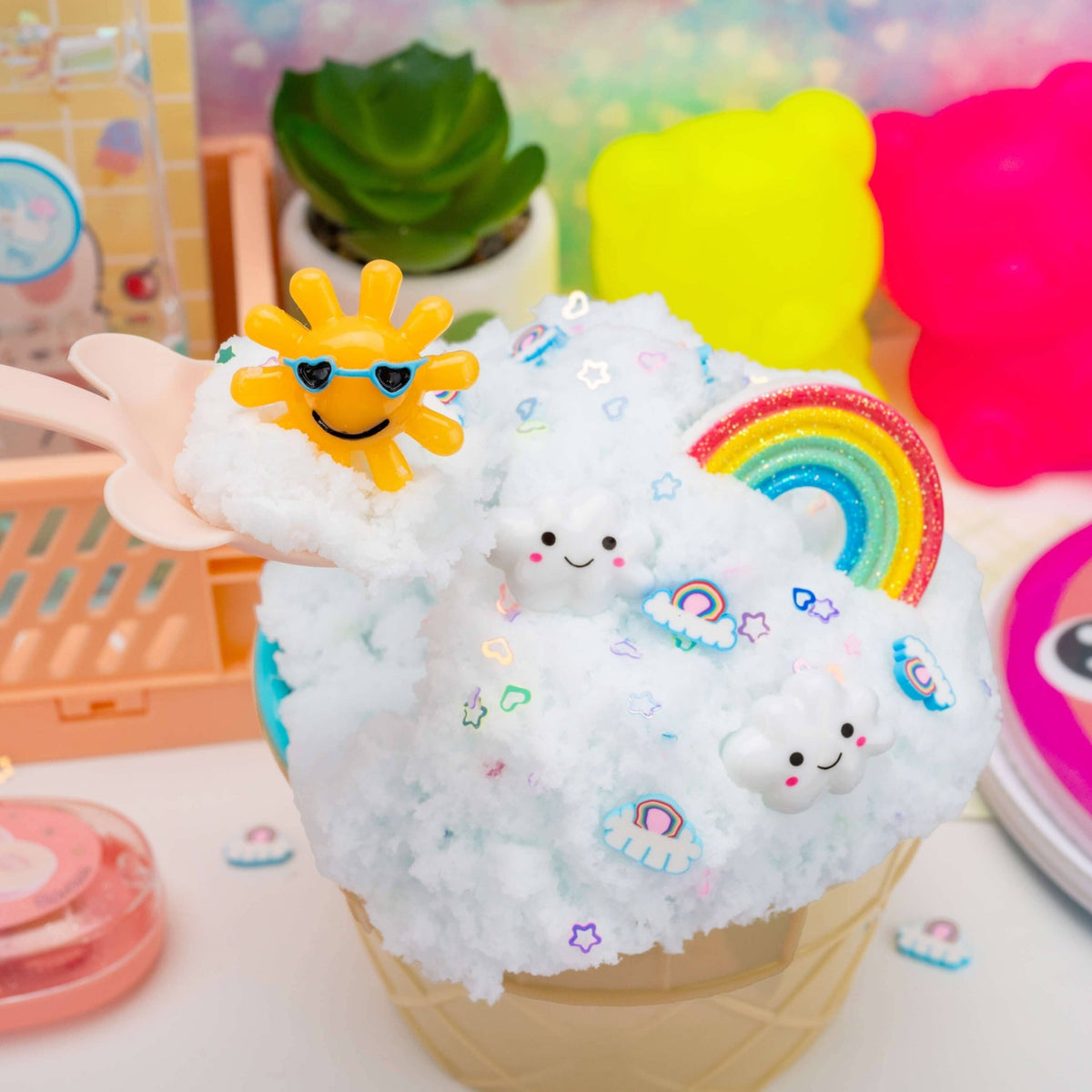 Rainbow Daze Cloud Slime - vibeboxshop