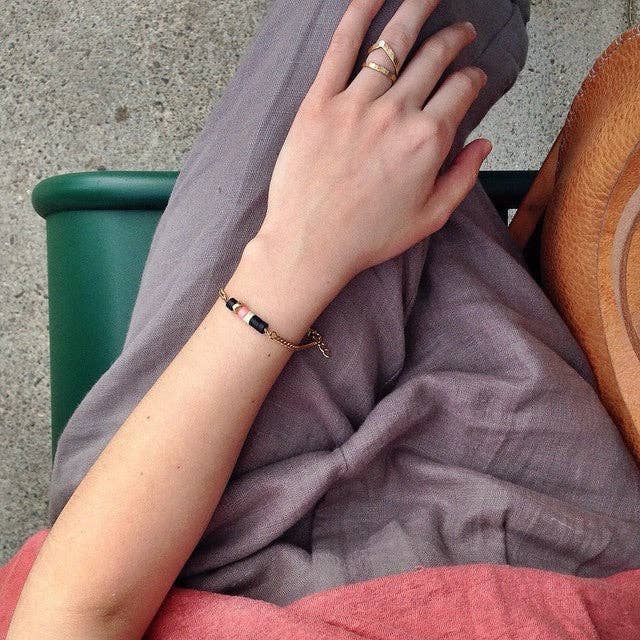 Salmon Inca Bracelet - vibeboxshop