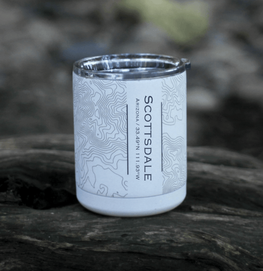 Scottsdale AZ Map Insulated Cup - vibeboxshop