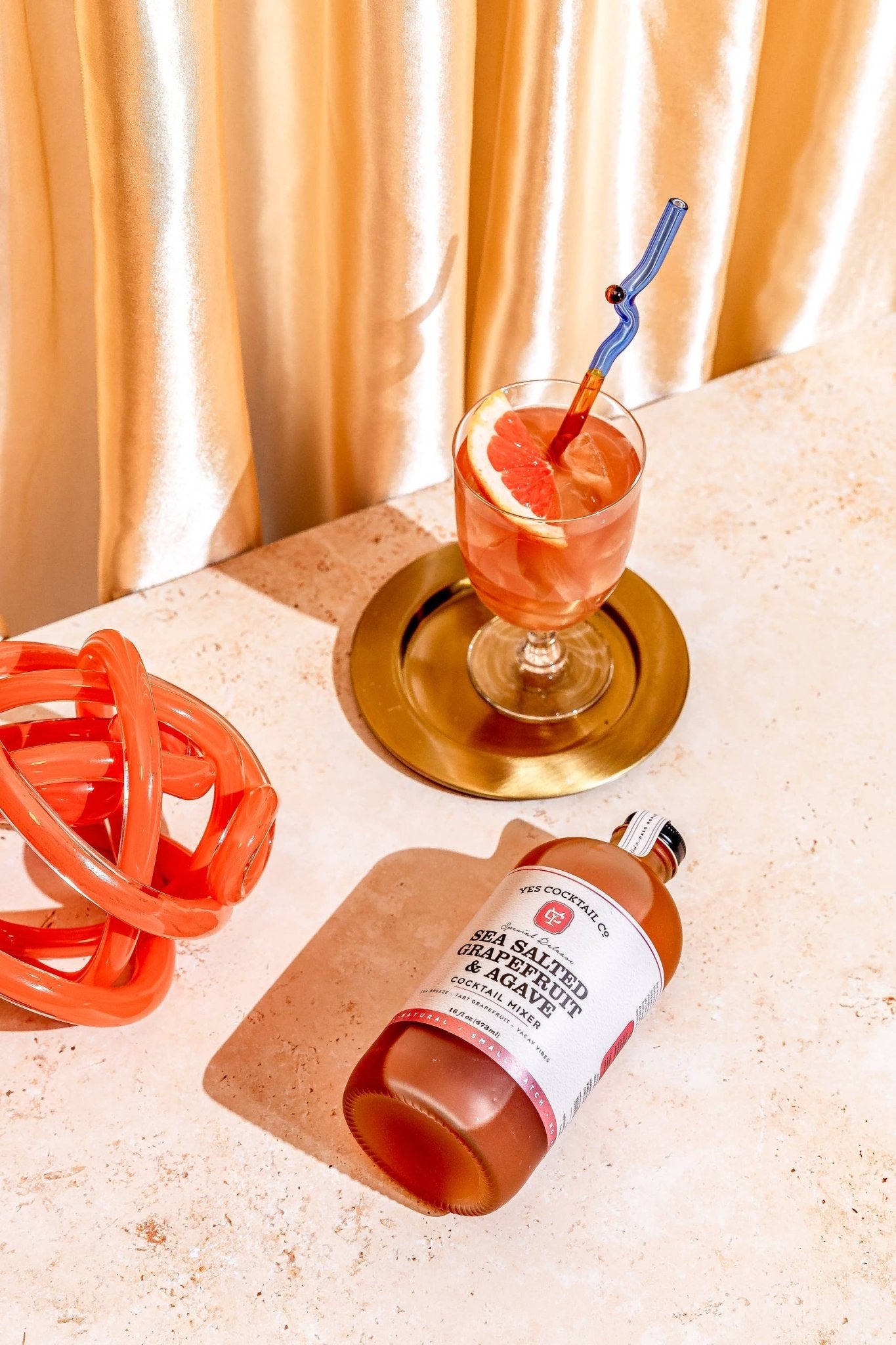 Sea Salted Grapefruit & Agave Cocktail Mixer - vibeboxshop