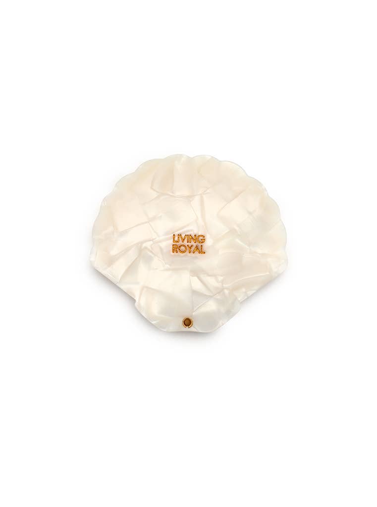 Seashell Swing-Hinge Folding Compact Mirror - vibeboxshop