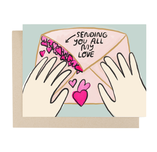 Sending You All My Love Card - vibeboxshop