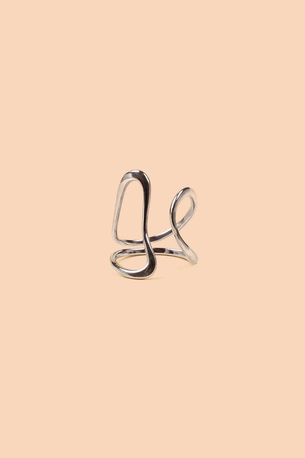 Side by Side Ring - 18K Gold Plated - vibeboxshop