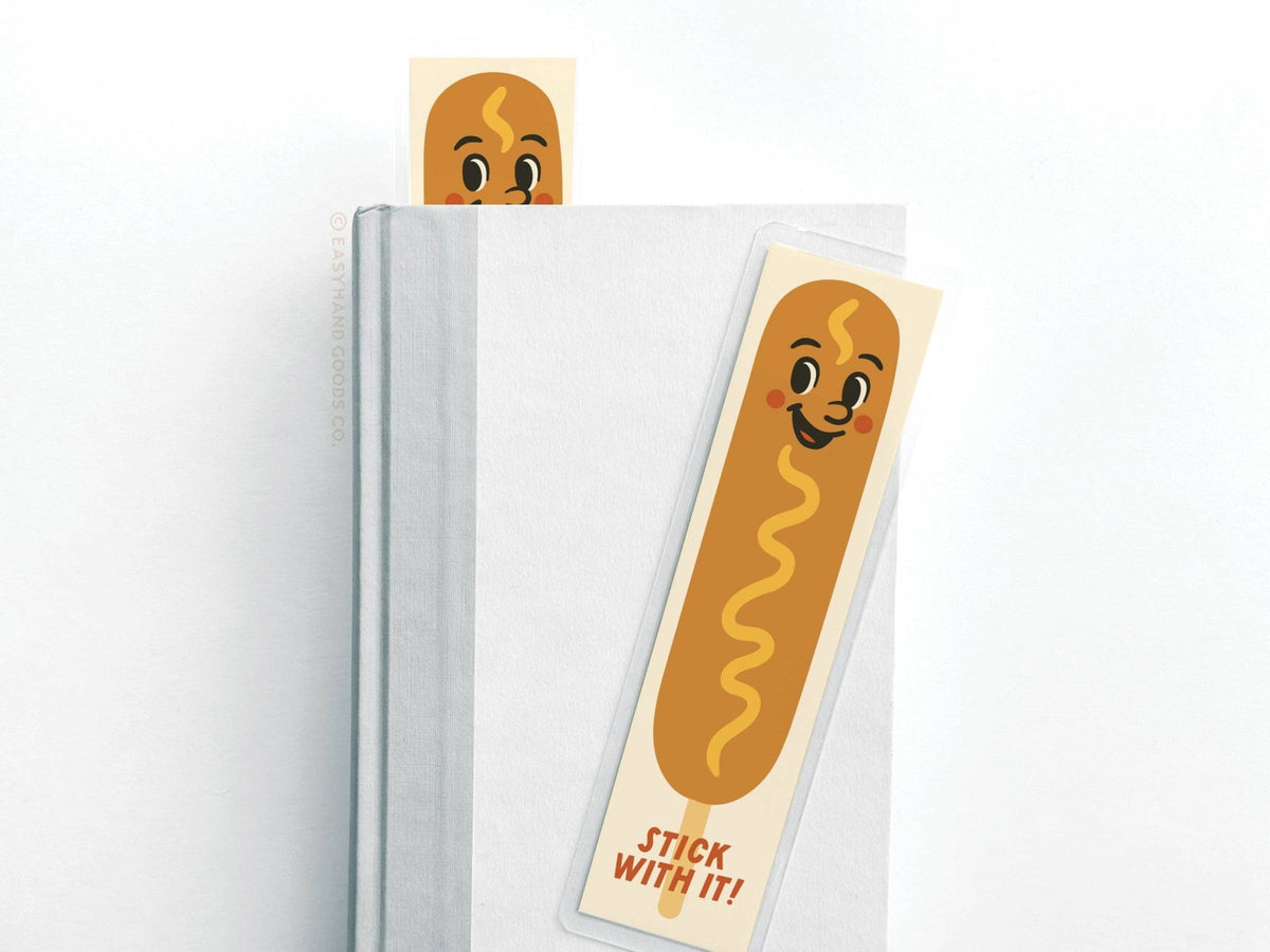 Stick With It Corn Dog Bookmark - vibeboxshop