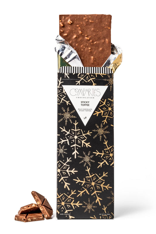 Sticky Toffee Milk Chocolate Bar - vibeboxshop
