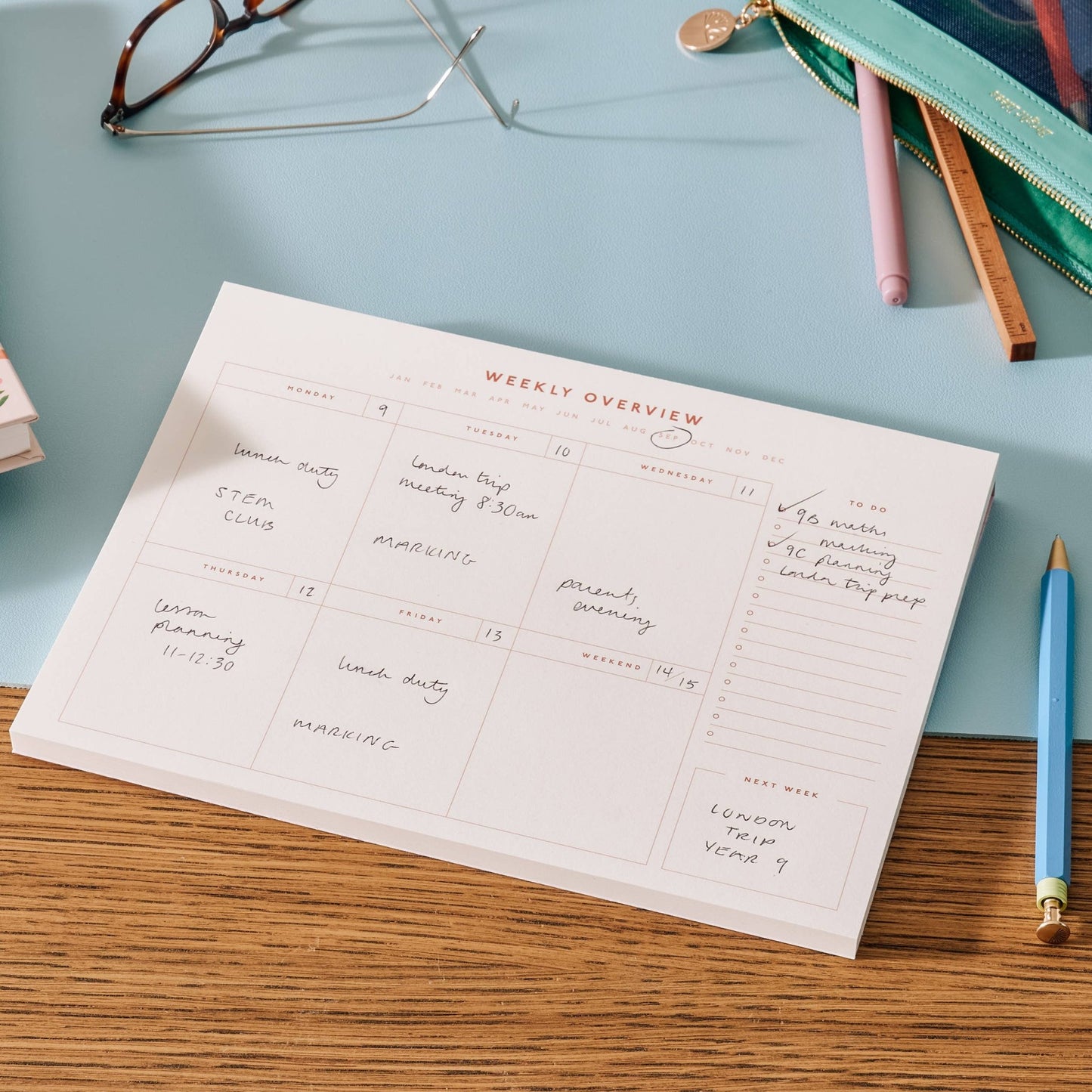 Weekly Desk Planner - vibeboxshop