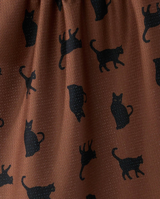 Witch's Cat Tea Towel - vibeboxshop
