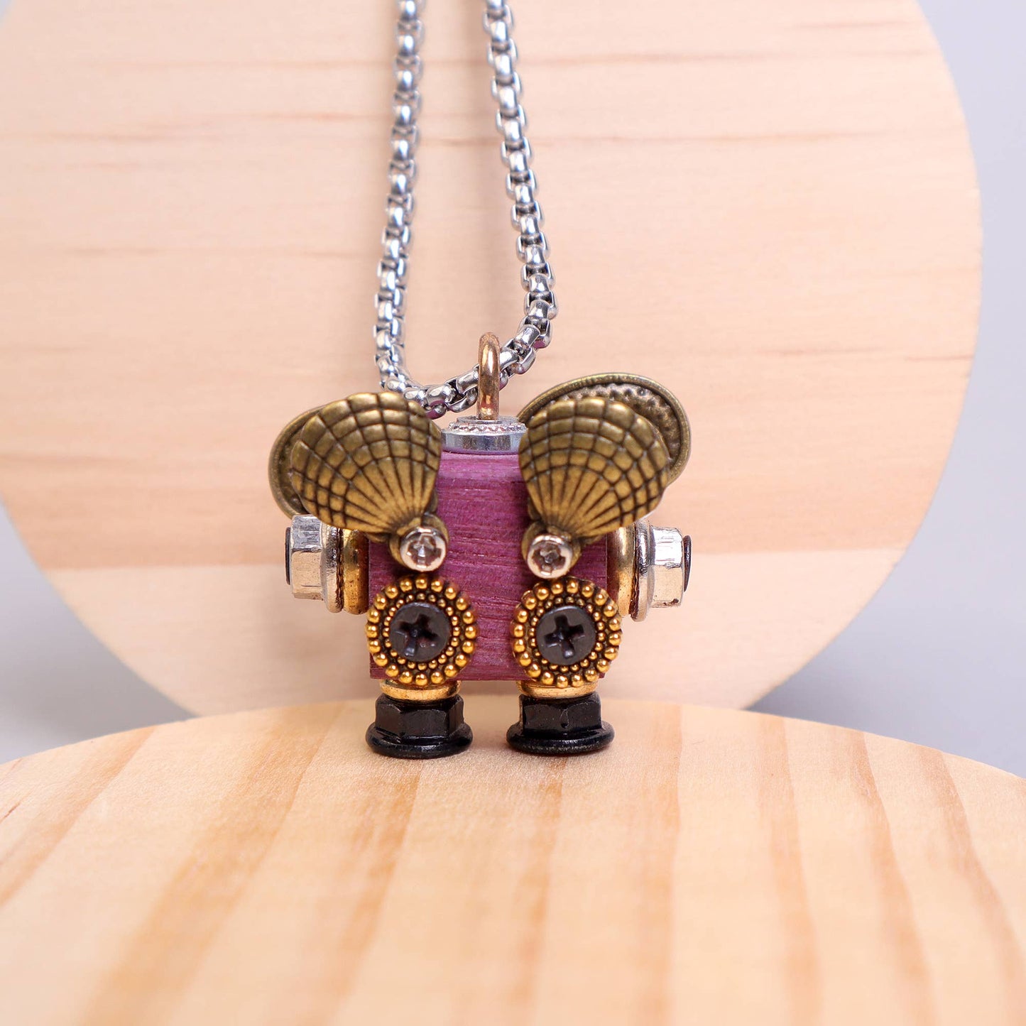 Wooden Bot Tonk | Necklace, Keychain, Mini Decor - vibeboxshop