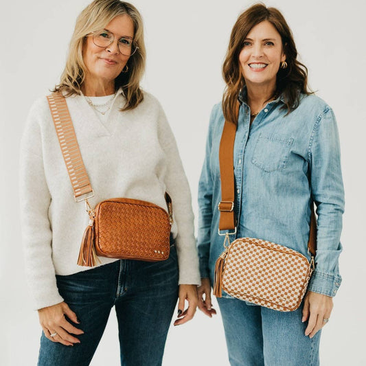 Woven Willow Camera Crossbody Bag - vibeboxshop