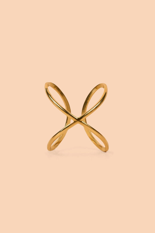 XO Ring - 18K Gold Plated - vibeboxshop