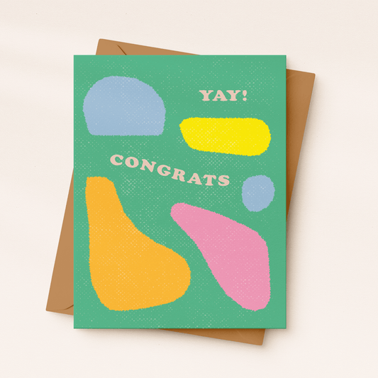Yay! Congrats Card - vibeboxshop