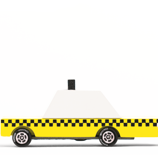 Yellow Taxi Toy Car - vibeboxshop